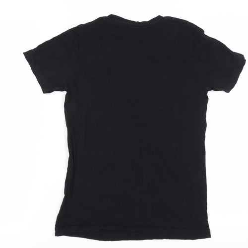 Next Level Black Car Graphic T-Shirt M Unisex