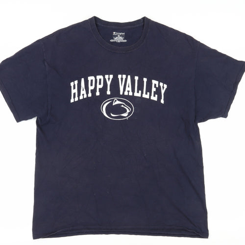 Champion Men's Blue XL College Graphic T-Shirt