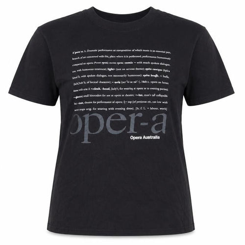 Playbill Unisex Black Cotton Music Graphic T-Shirt M