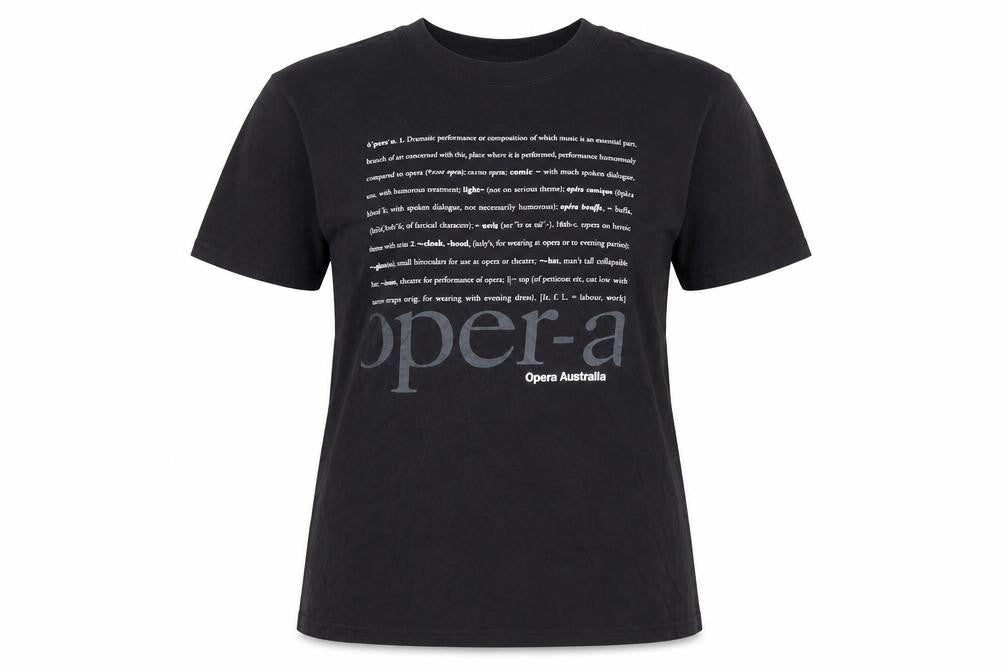 Playbill Unisex Black Cotton Music Graphic T-Shirt M