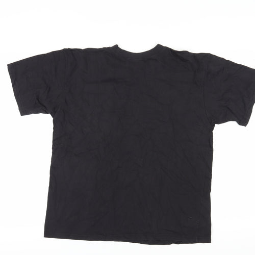 Playbill Unisex Black Cotton Music Graphic T-Shirt M
