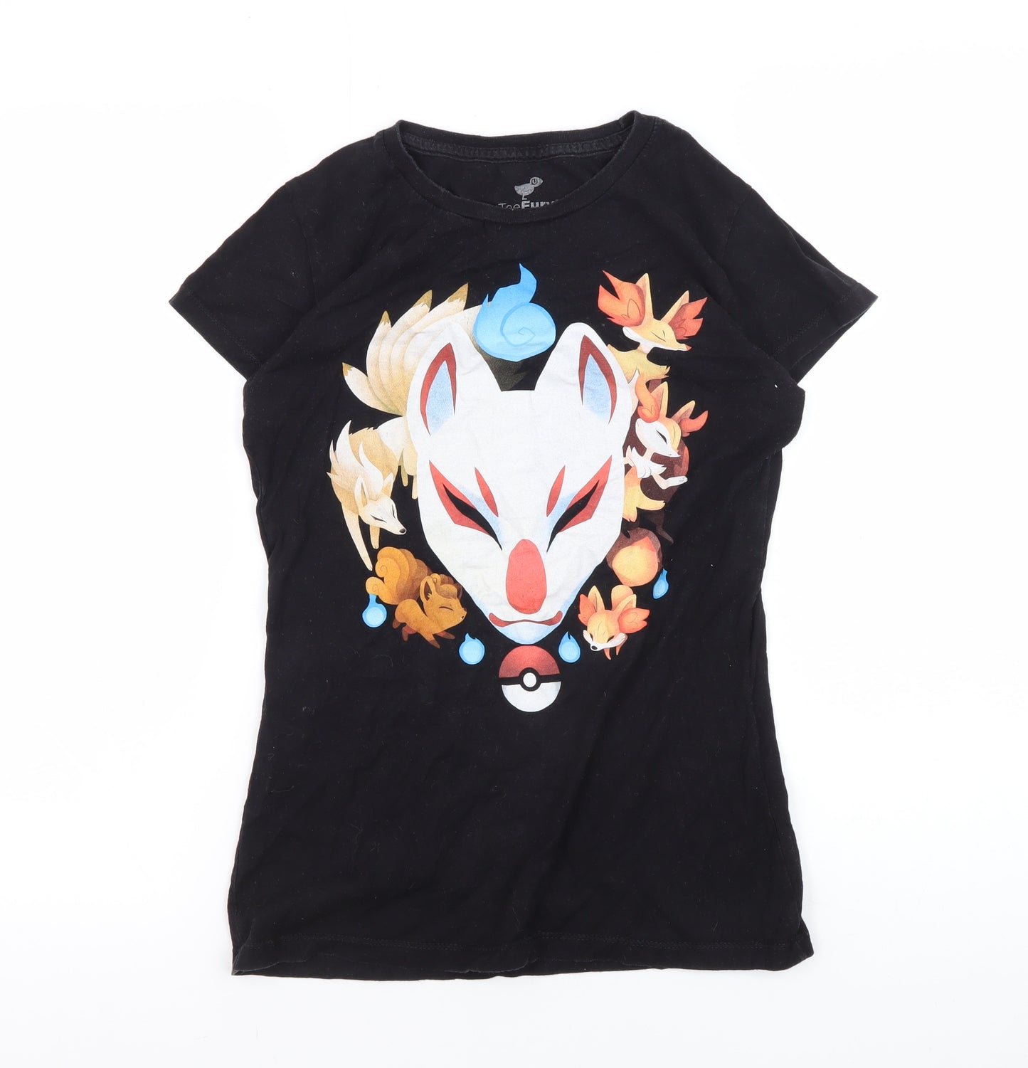 TeeFury Black Anime Unisex Medium Graphic T-Shirt