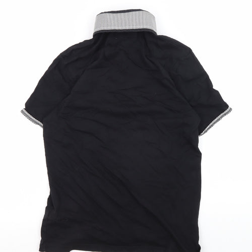 Burton Menswear Black XS Short Sleeve Polo