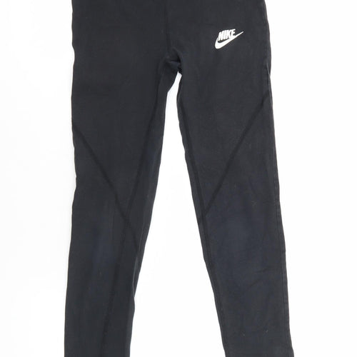 Nike Women's Black Leggings Size 16 - Gym & Yoga Ready