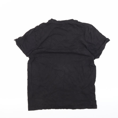 Vans Men's Black Graphic Print T-Shirt, Medium