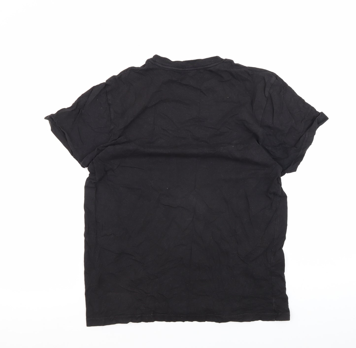 Vans Men's Black Graphic Print T-Shirt, Medium