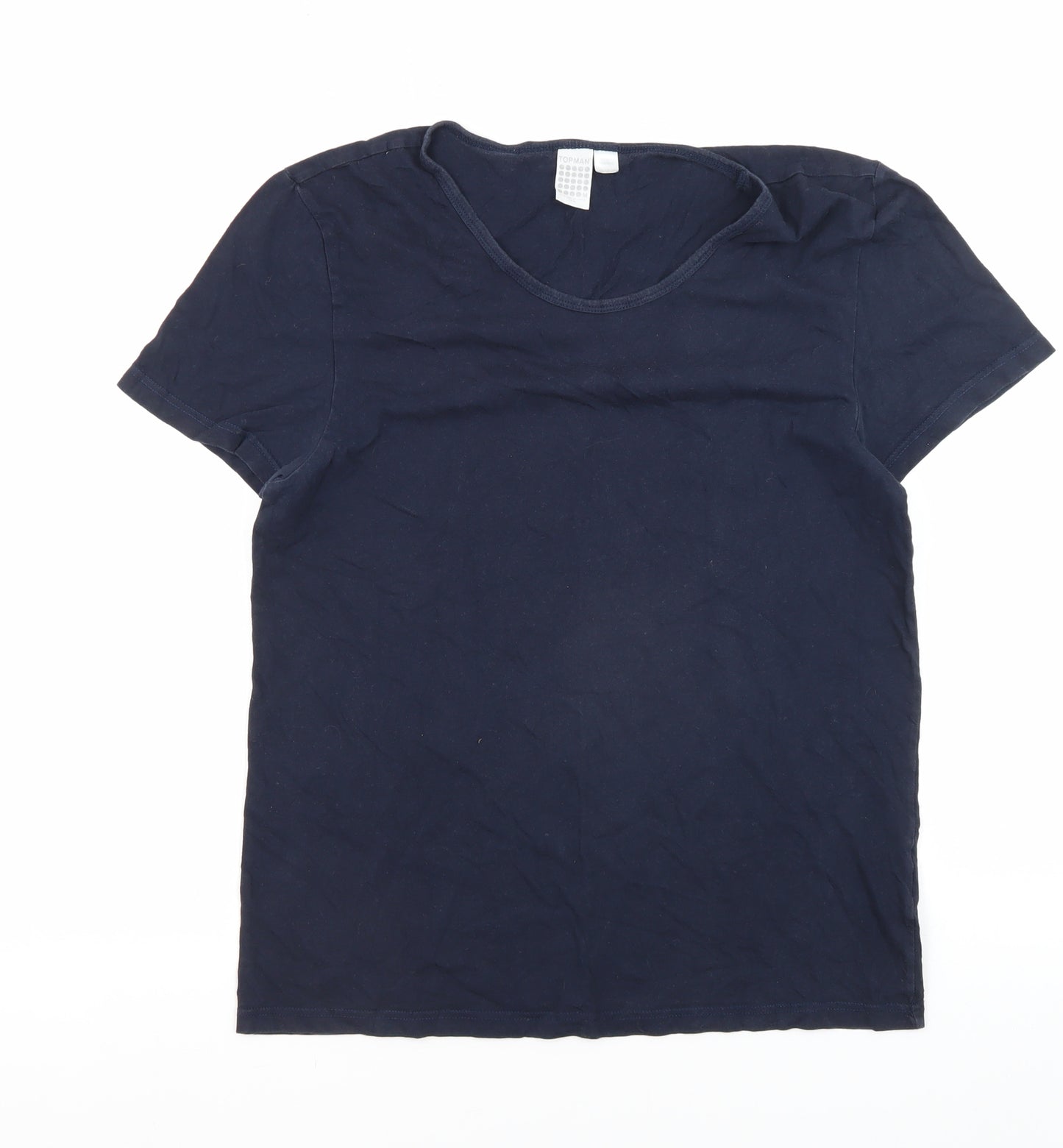 Topman Men's Blue M Round Neck T-Shirt