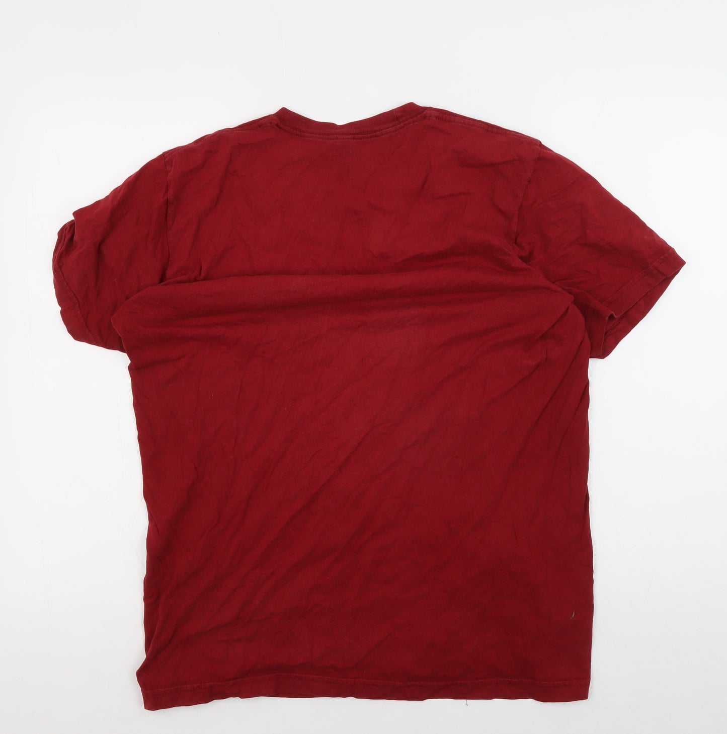 American Apparel Red Festival Graphic T-Shirt - Large