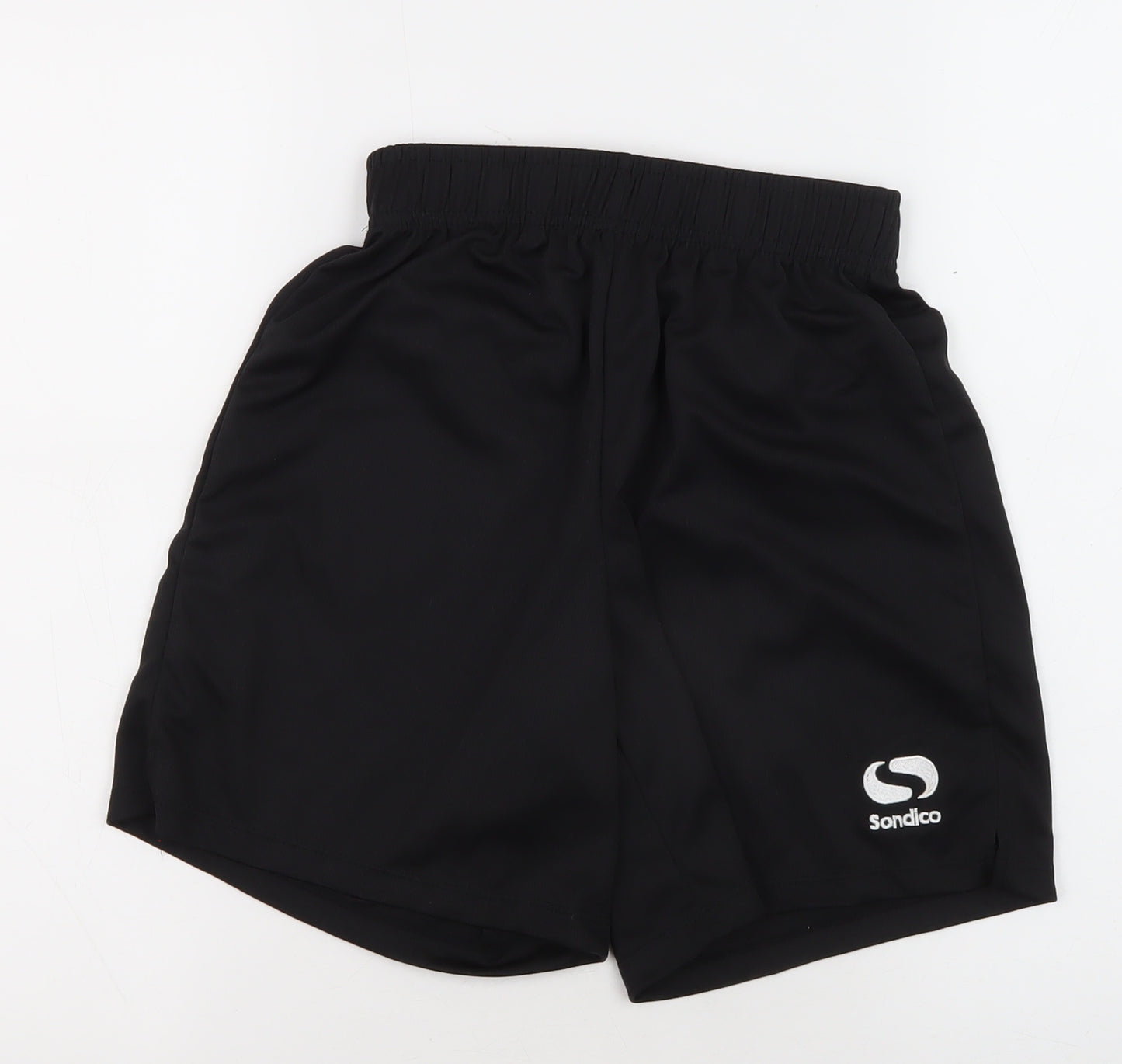 Sondico Boys Black Athletic Football Shorts 11-12 Years