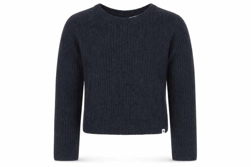 Abercrombie Kids Black Pullover Jumper, Girls 13-14 Years