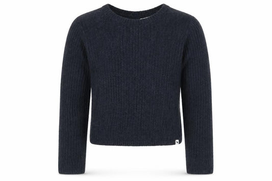 Front view of Abercrombie & Fitch Kids Black jumper, girls’ 13-14 years