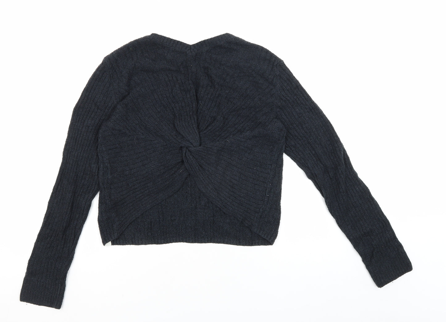 Abercrombie Kids Black Pullover Jumper, Girls 13-14 Years