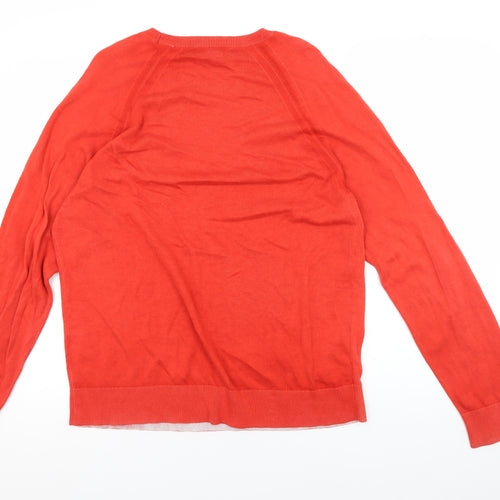 Banana Republic Men's Red Pullover Jumper - Size L
