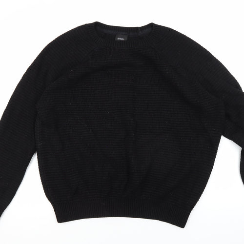 Burton Menswear London Black XL Men's Pullover Jumper