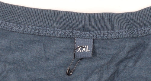 Continental Men's Blue 2XL Crew Neck T-Shirt