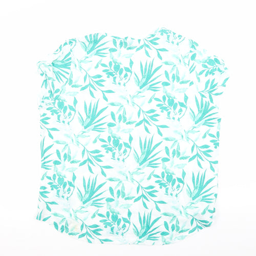 Laura Ashley Women's Blue Floral Top UK 18