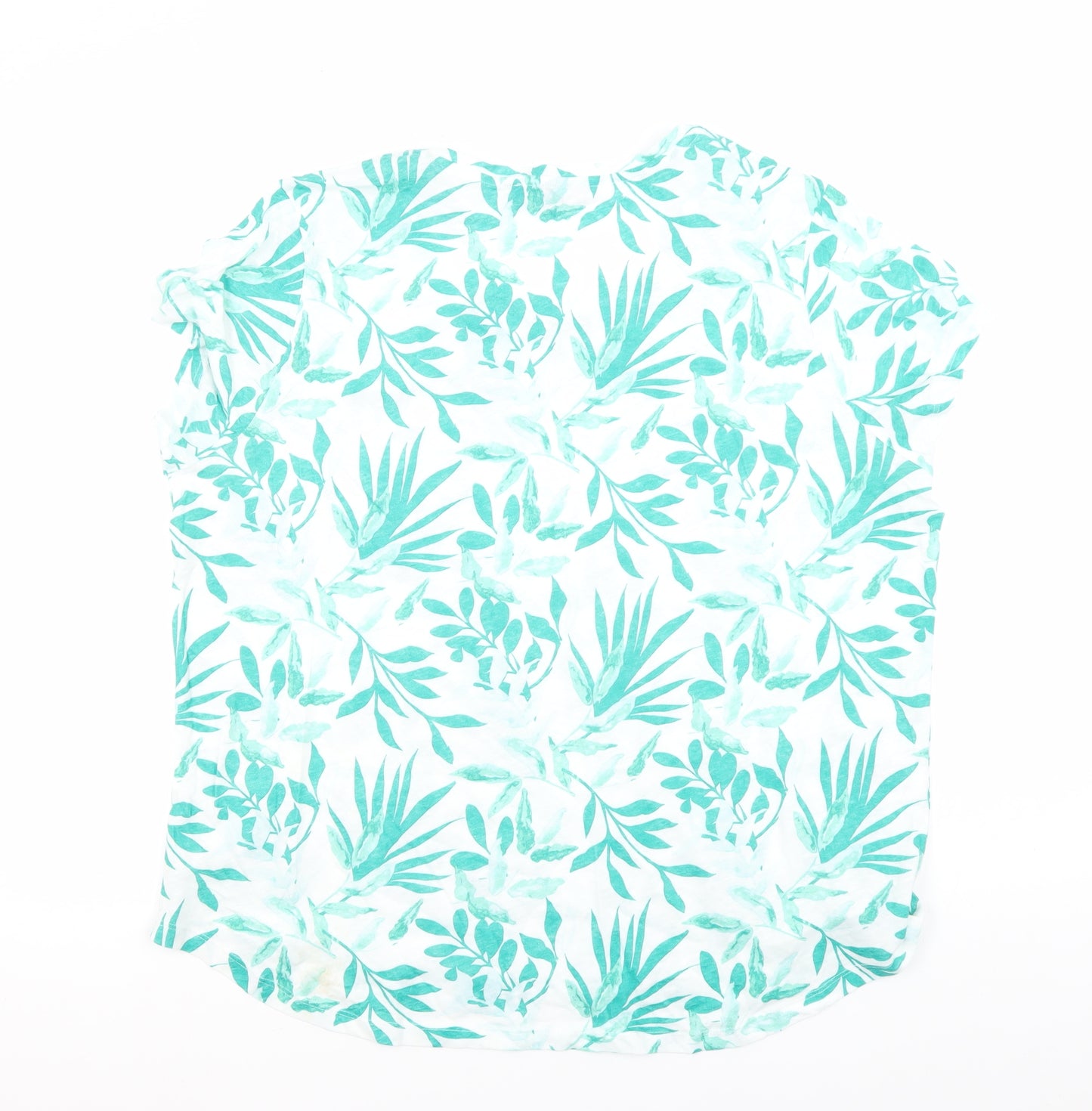 Laura Ashley Women's Blue Floral Top UK 18