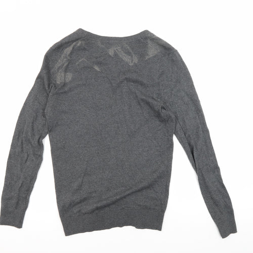 Gap Women's Grey Cardigan M with Button Accents