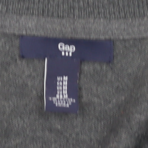 Gap Women's Grey Cardigan M with Button Accents