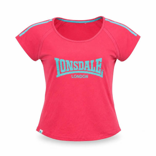 Lonsdale Women's Red Gym T-Shirt Size 16