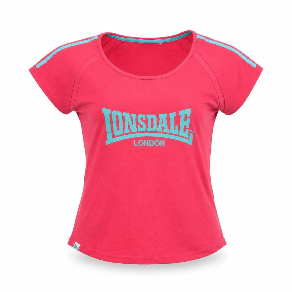 Lonsdale Women's Red Gym T-Shirt Size 16