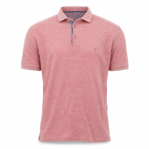 Wrangler Men's Red Striped Polo Shirt Size 12 Casual