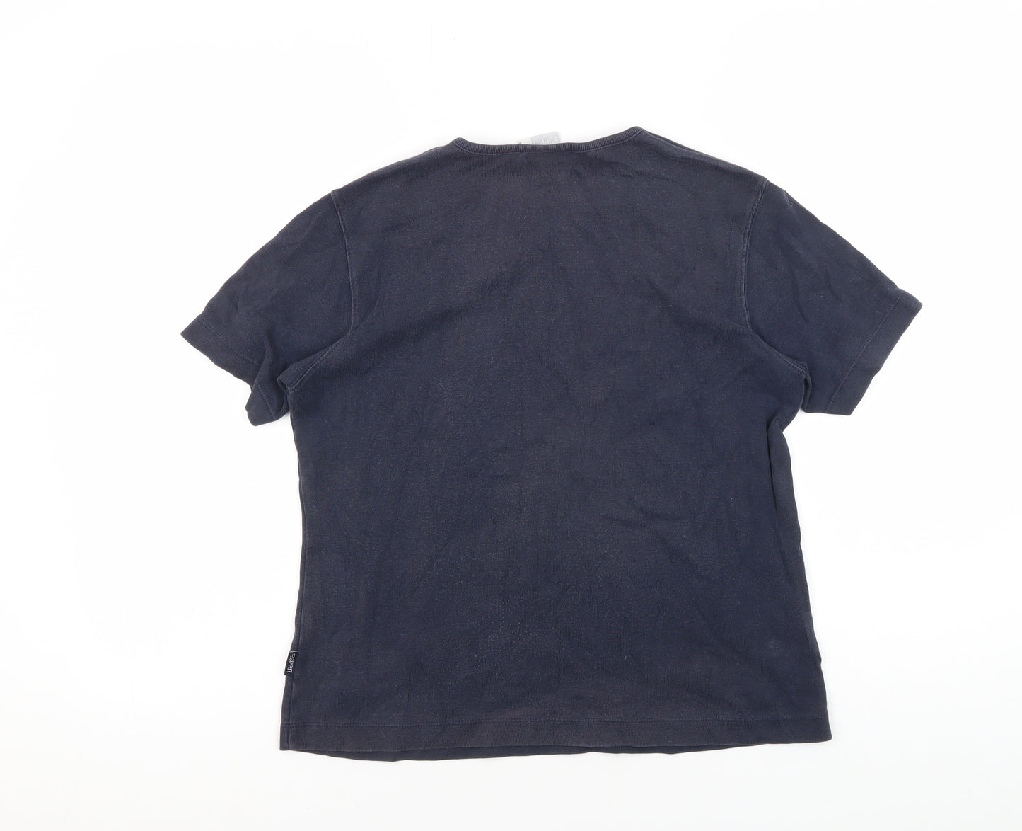 Esprit Unisex Black XL Basic T-Shirt