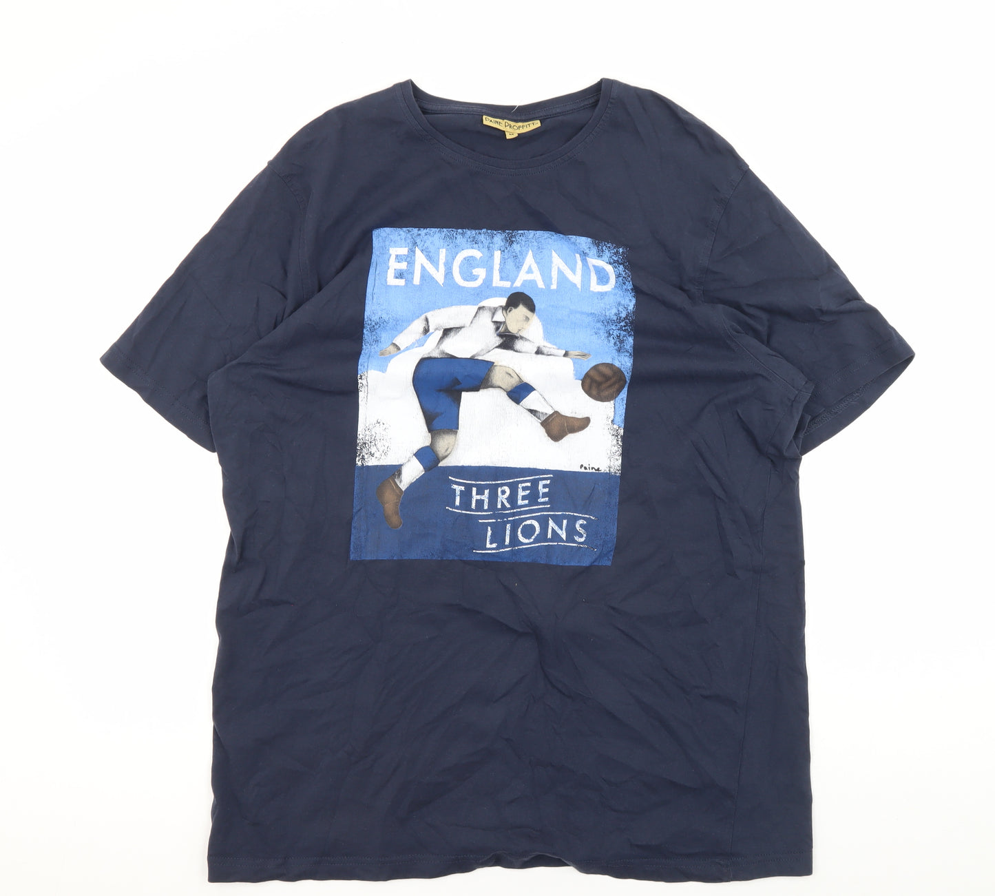 Paine Proffitt Men's Blue M Sports Graphic T-Shirt