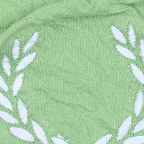 Fred Perry Men's Green T-Shirt, Medium