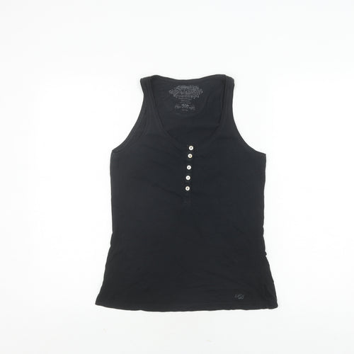 Ted Baker Women's Black Slim Fit Cotton Tank Top