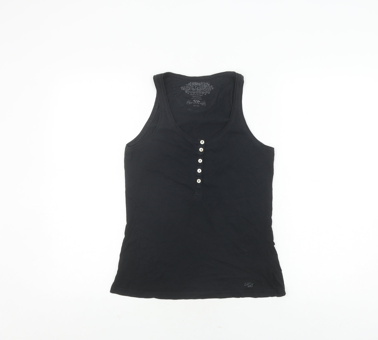 Ted Baker Women's Black Slim Fit Cotton Tank Top