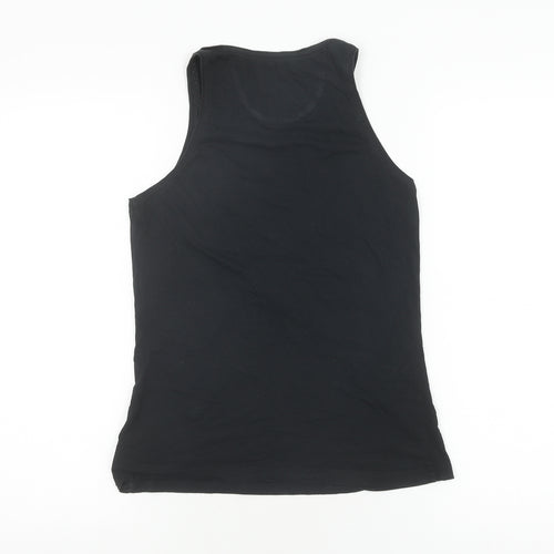 Ted Baker Women's Black Slim Fit Cotton Tank Top