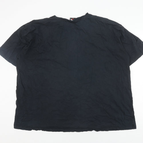 Rock Plus Men's 3XL Black Music Graphic T-Shirt
