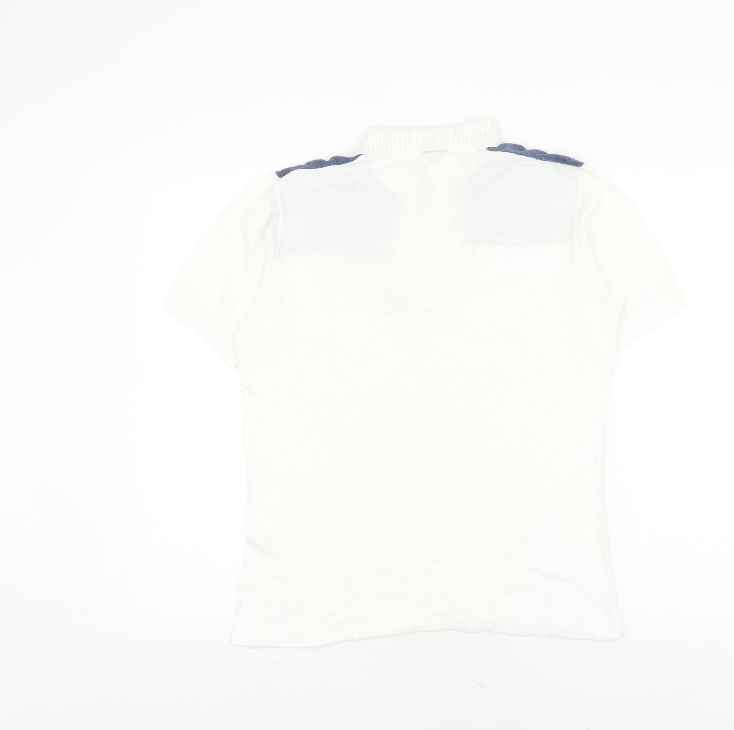 Rodeo Men's White Polo Shirt, Short Sleeve, Size 10