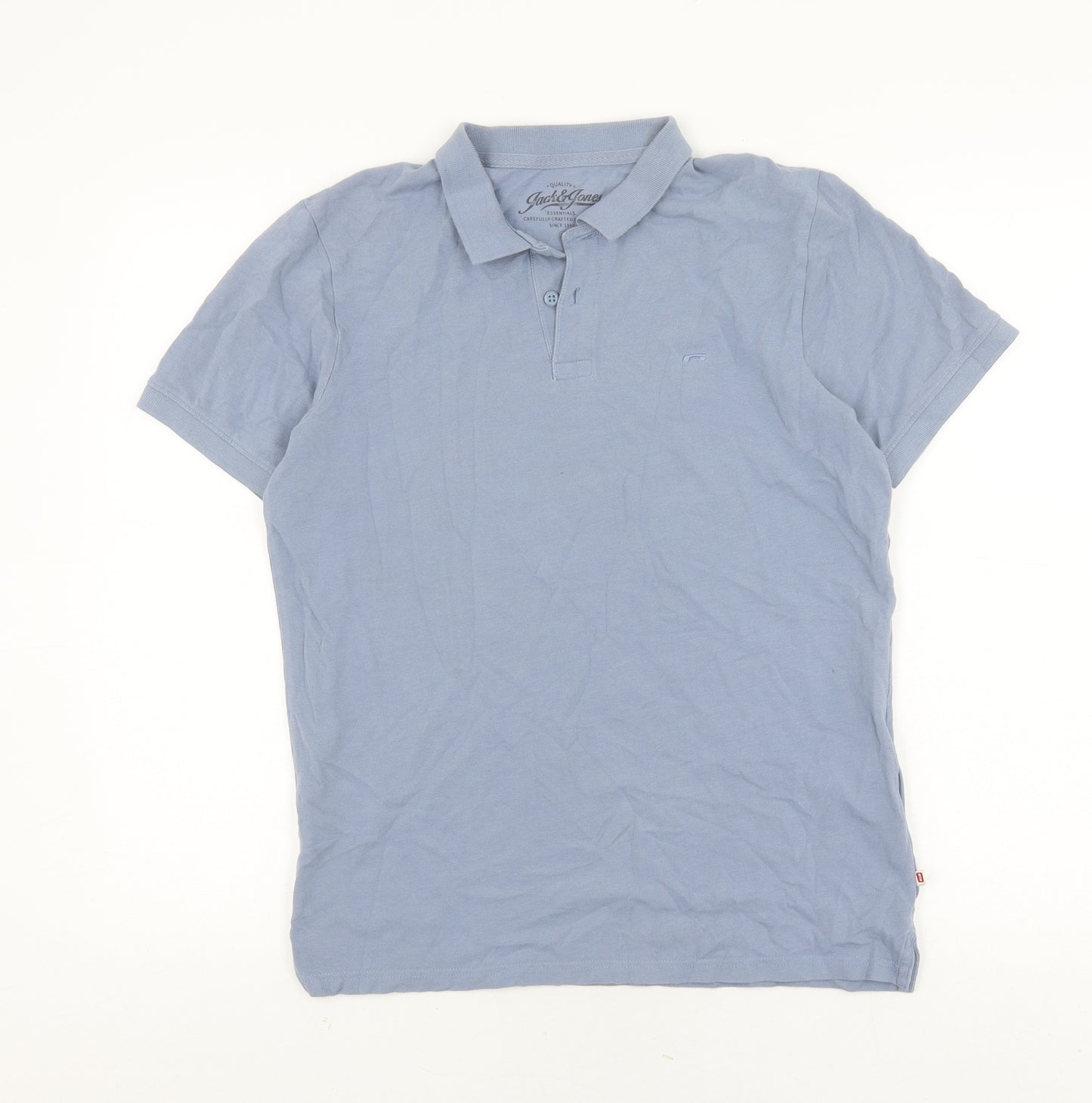 Jack & Jones Men's Blue Polo Shirt Size M