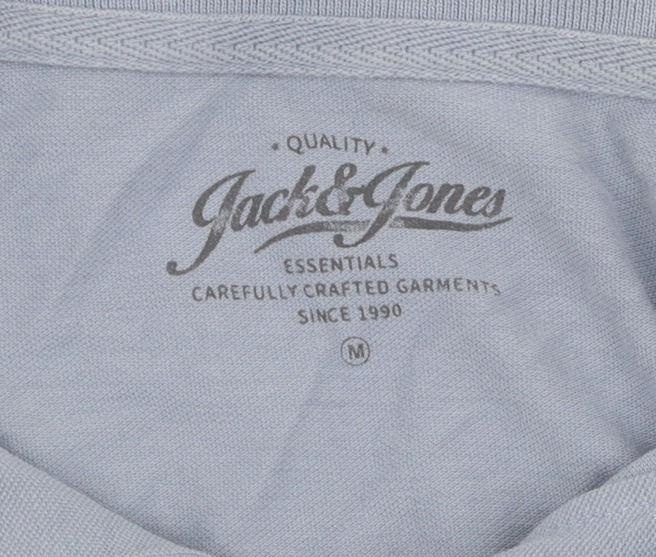 Jack & Jones Men's Blue Polo Shirt Size M