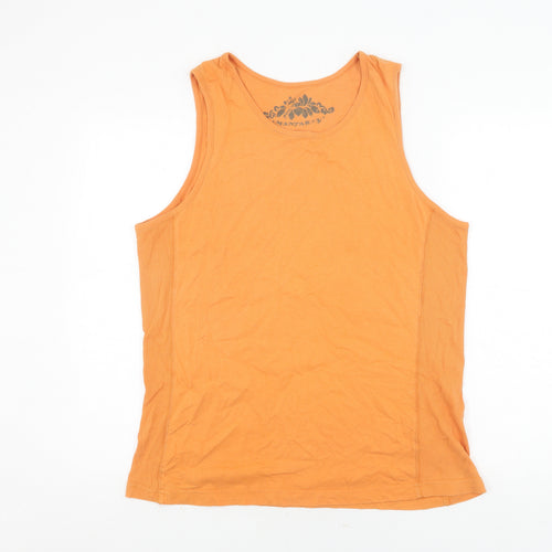 Designers at Debenhams Men's Orange Sleeveless XL T-Shirt