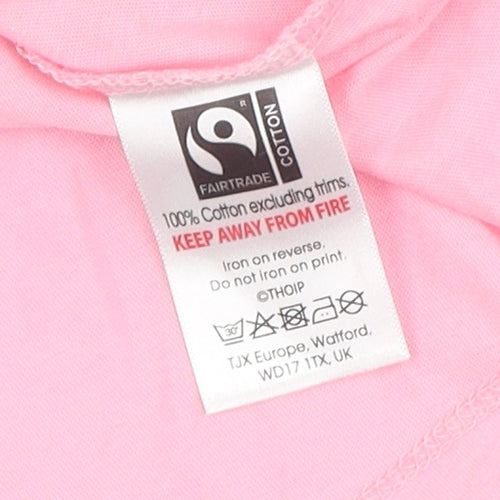 Comic Relief Pink Girls T-Shirt 11-12 Years Mr. Men Little Miss