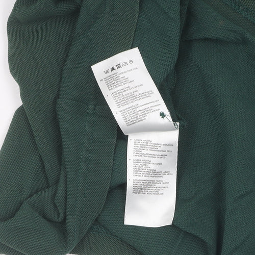 Fred Perry Men's Green Slim Fit Cotton Polo M