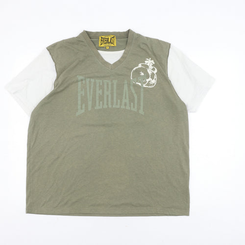 Everlast Men’s Green/White XL Sports T-Shirt