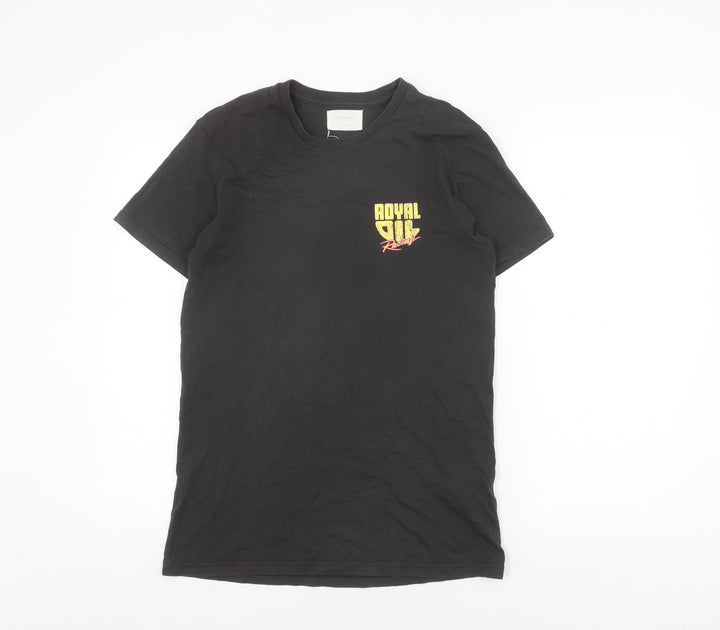 Cotton On Men's Black Racing Graphic T-Shirt, Size S