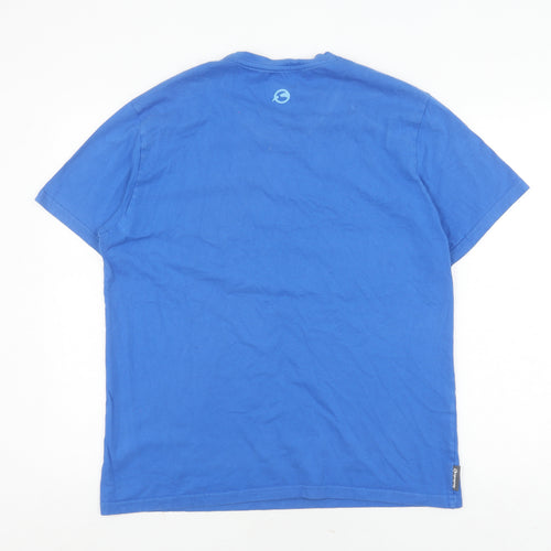 Sprayway Men’s Blue Graphic Print Crew Neck T-Shirt L