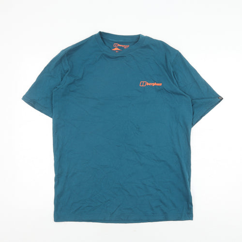 Berghaus Men’s Blue Graphic Short Sleeve T-Shirt L