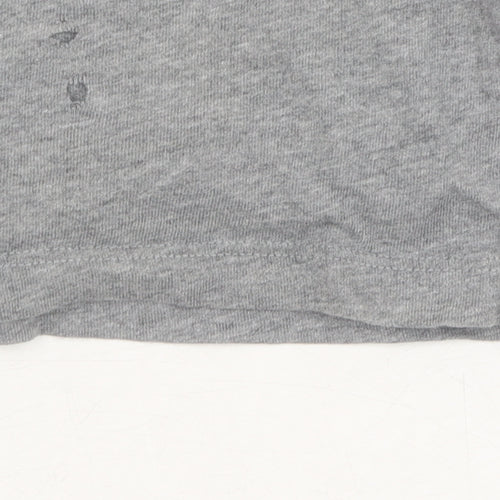 Hugo Boss Grey Men's M Logo T-Shirt Casual Style