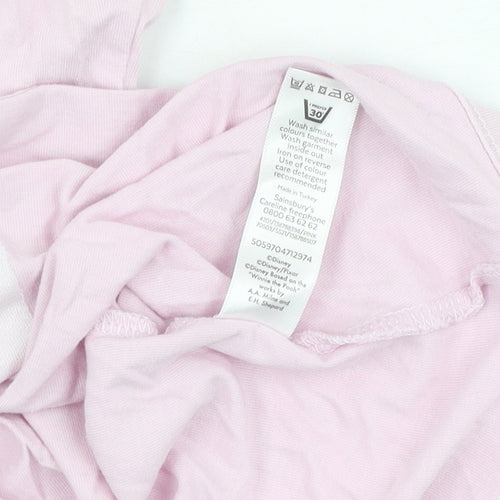 Disney Women's Pink Graphic T-Shirt - Size 16