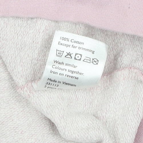 John Lewis Girls Pink Heart Pullover Jumper Size 13 Years