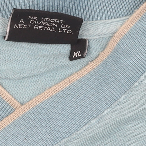 NX Sport Men's Blue XL V-Neck T-Shirt