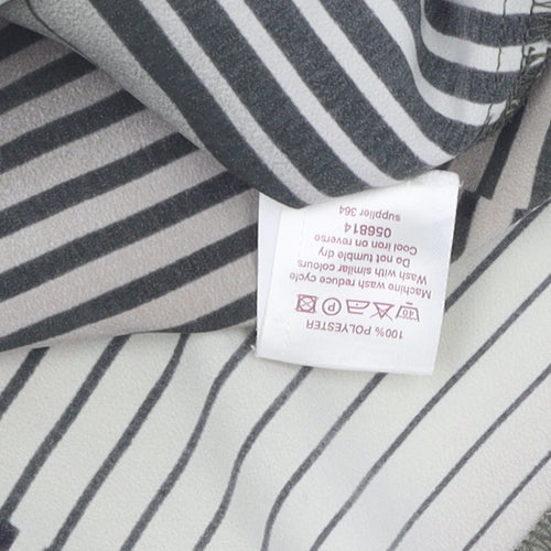 Bonmarché Women's Green Striped Button-Up Shirt