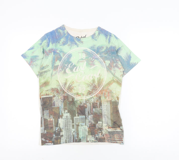 Rebel Boys Multicoloured City Graphic T-Shirt 11-12 Years