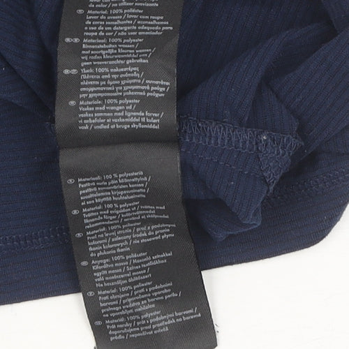Crivit Men's Blue Short Sleeve Crew Neck T-Shirt - L